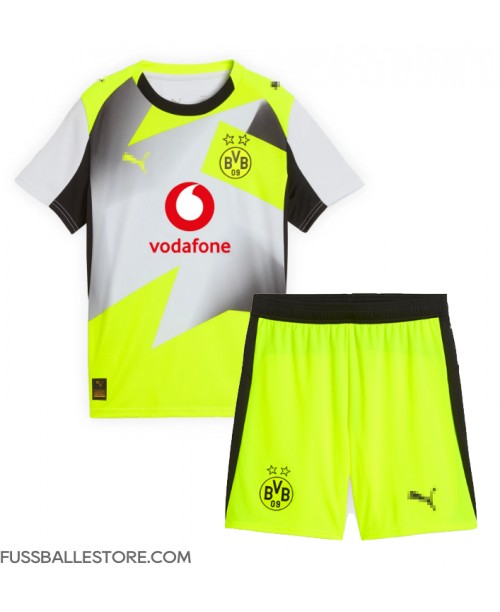 Günstige Borussia Dortmund Julian Brandt #10 Auswärts Trikotsatzt Kinder 2025-26 Kurzarm (+ Kurze Hosen)